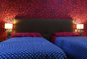 The bed at Autunno room